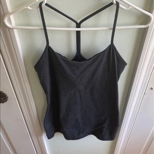 Lululemon Power Y Charcoal tank | Size 6